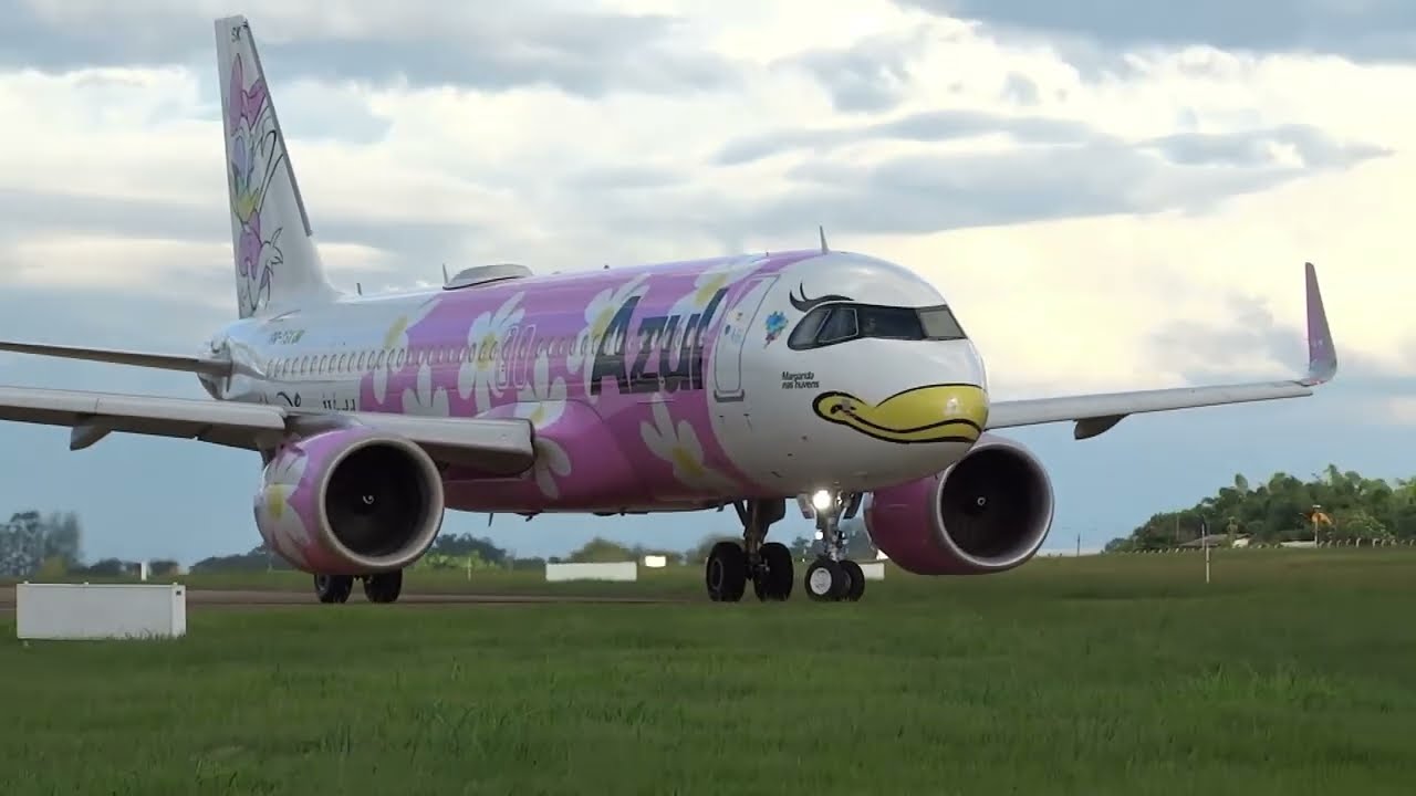 AVIÃO DA MARGARIDA OPERANDO NO AEROPORTO DE LONDRINA