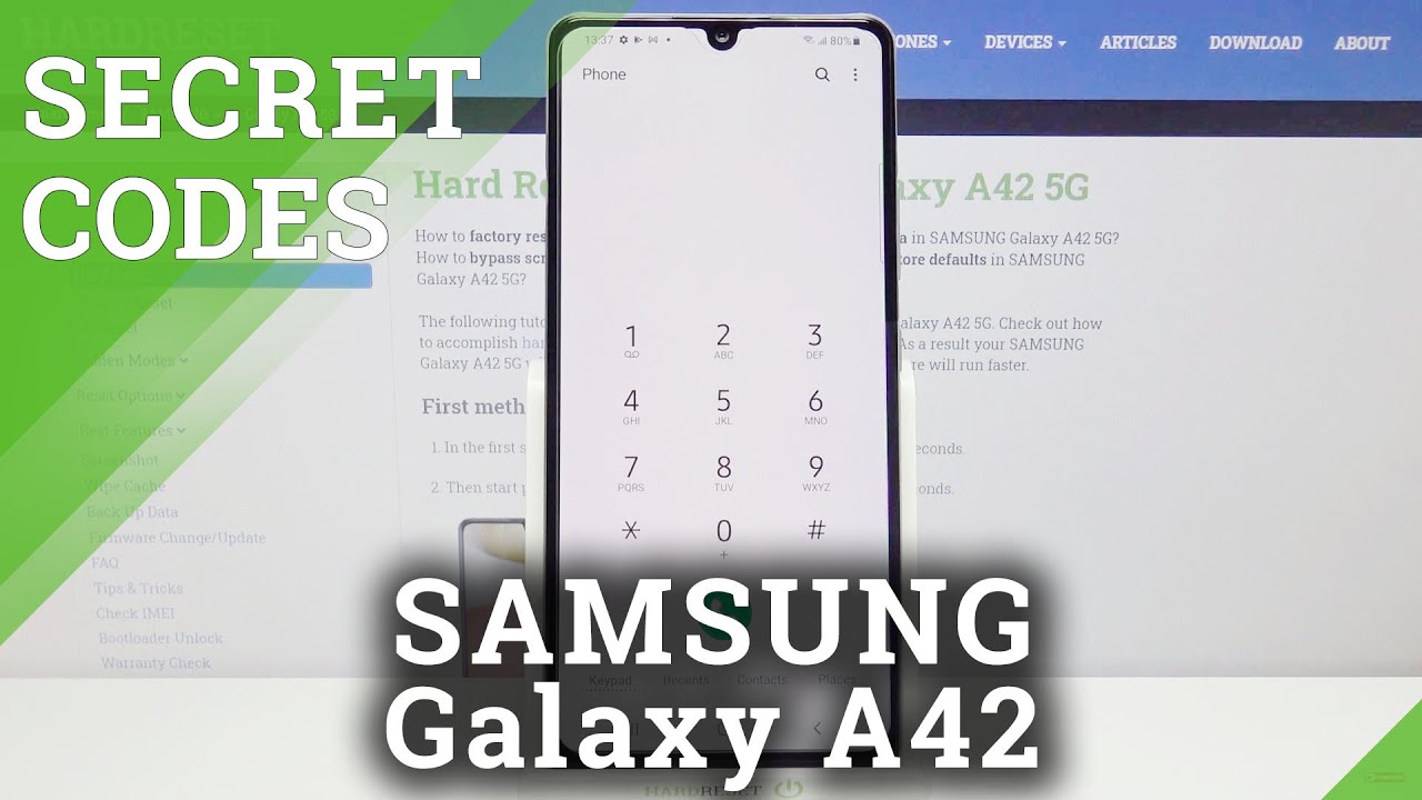 Узнайте все секретные коды для Samsung Galaxy A42 – Полезные трюки / Скрытые опции