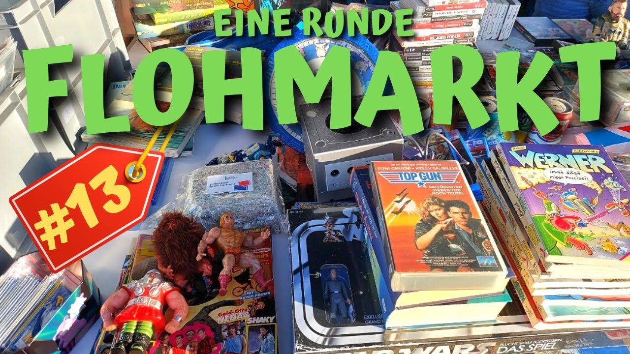 Flohmarkt #13 -Pleite aber glücklich!😝 Vintage Star Wars in OVP🤩 u.v.m.-Live Flohmarkt Action-ERF#13