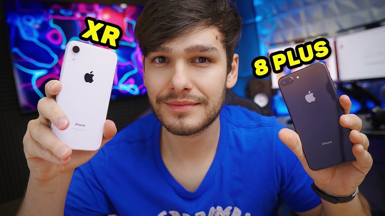 IPHONE XR vs IPHONE 8 PLUS, QUAL VALE MAIS A PENA? [Comparativo de Câmeras]