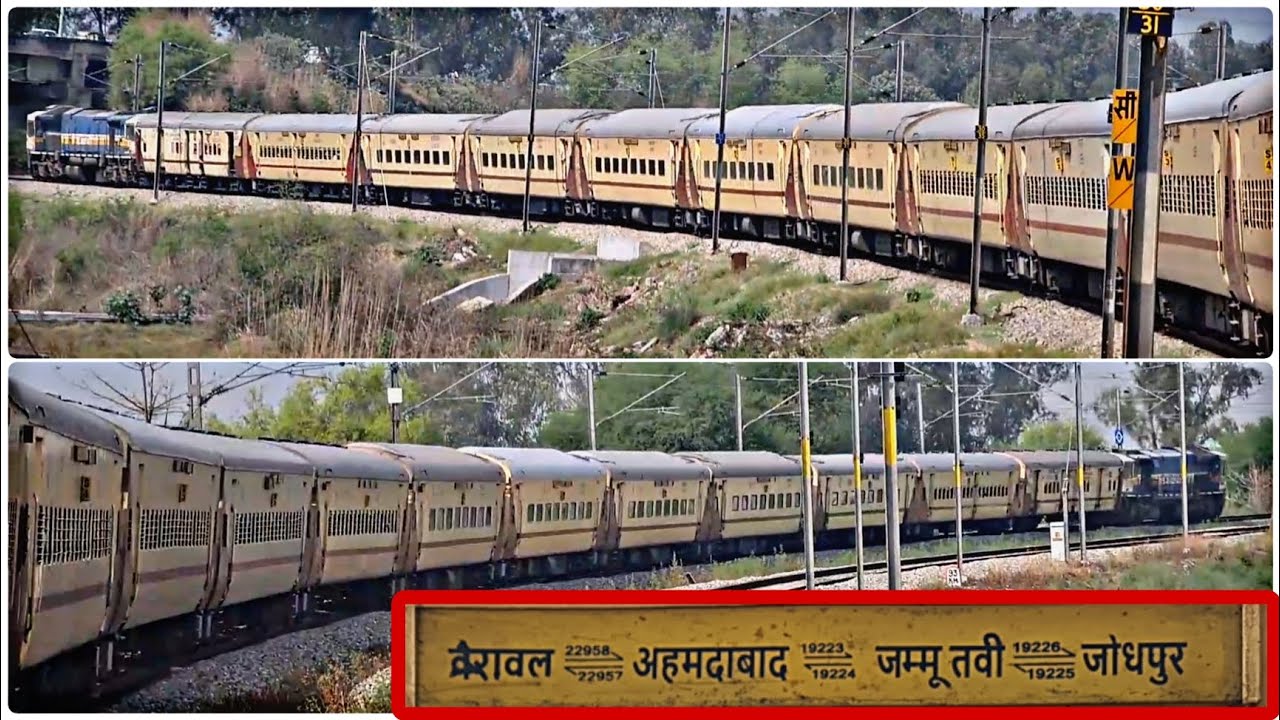 Bathinda to Jalandhar ( Via Firozpur ): Journey in 19223 Ahmedabad - Jammu Tawi Express | March 2023