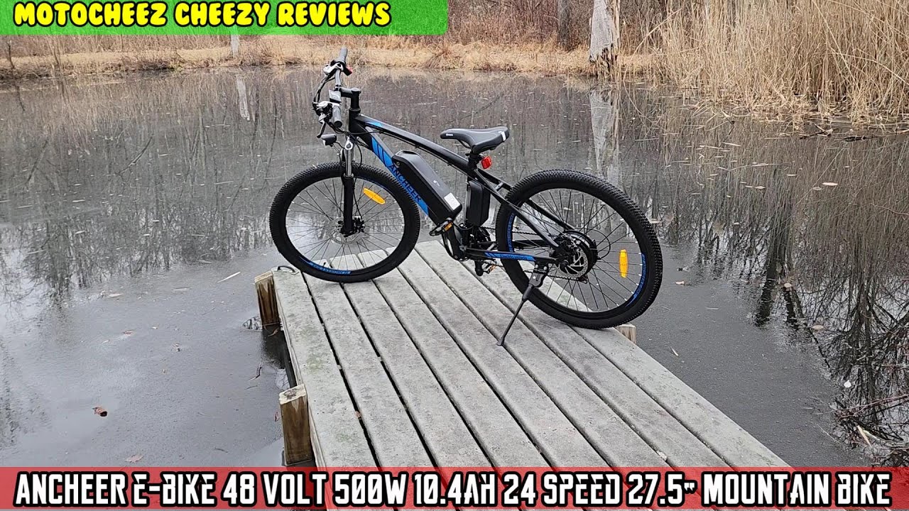 ANCHEER E-bike 48 volt 499wh 10.4ah 21 speed 27.5