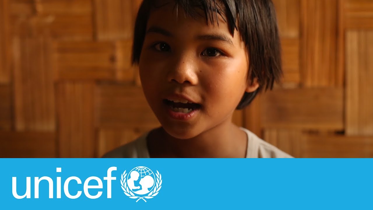 10-yr-old walks for 3 days to escape violence in Myanmar | UNICEF