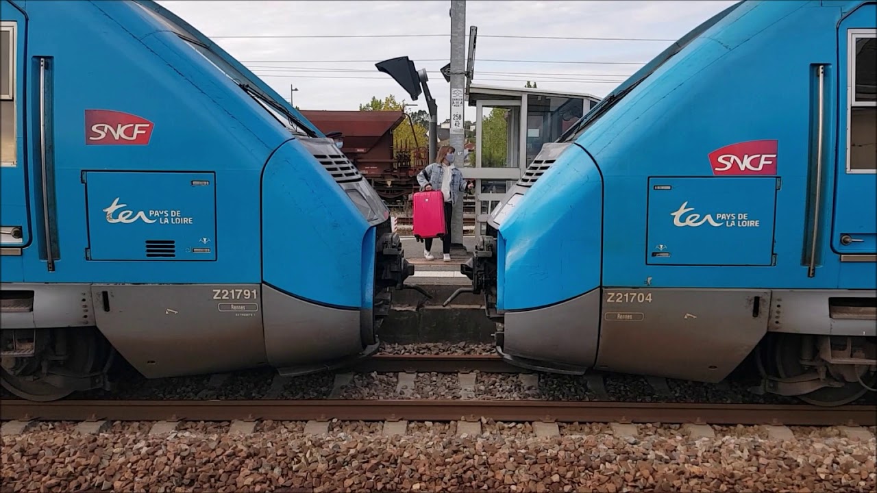 [FR] Tgv, Z21500, ZGC, BB37500, Class 77, Regio2N de passage à Sablé et au Mans