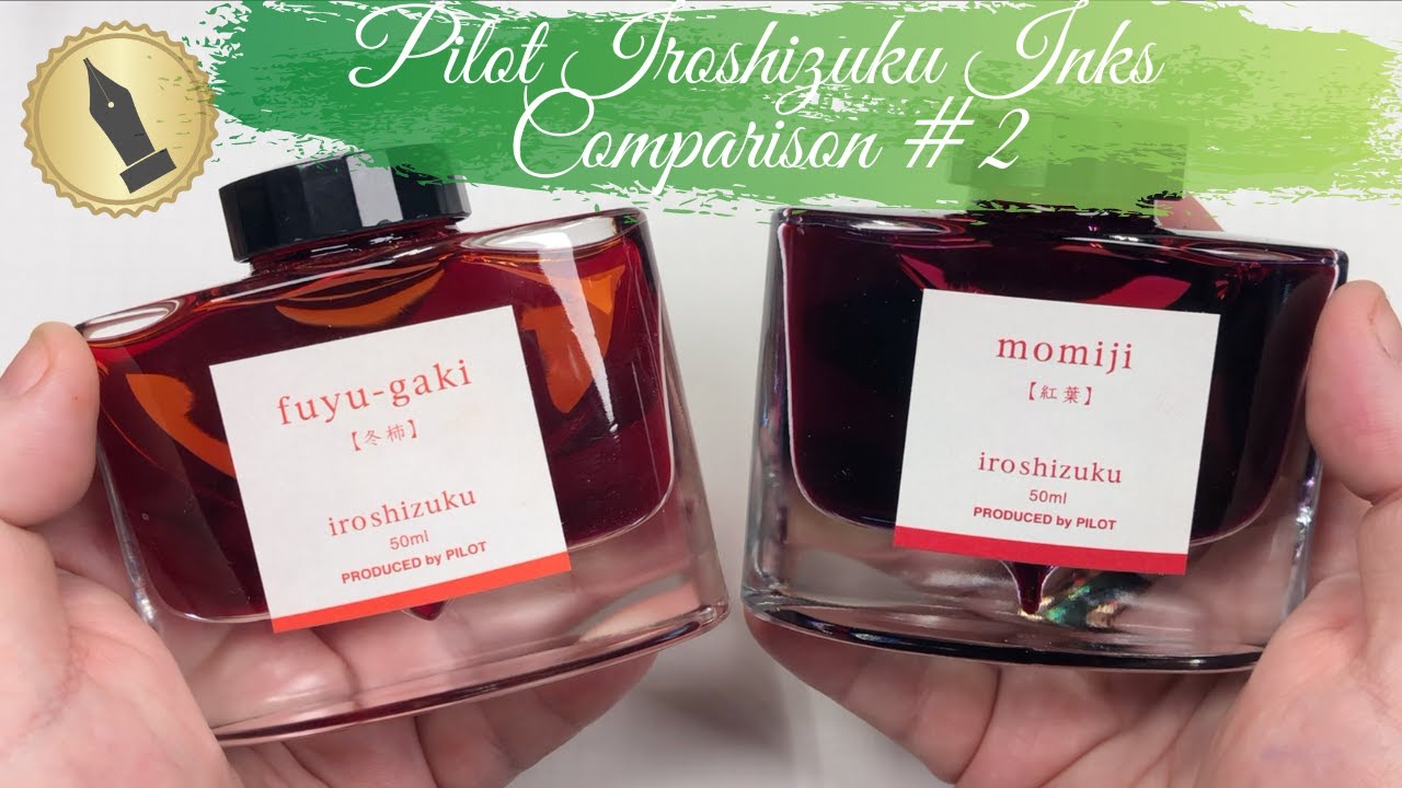 Pilot Iroshizuku Inks Comparison #2