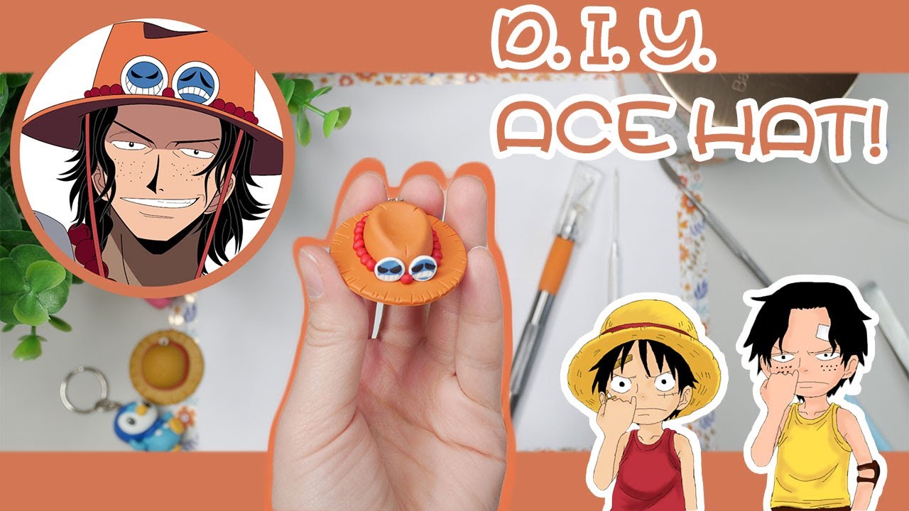 How To Make Ace's Hat From One Piece! ~ A Polymer Clay Tutorial~