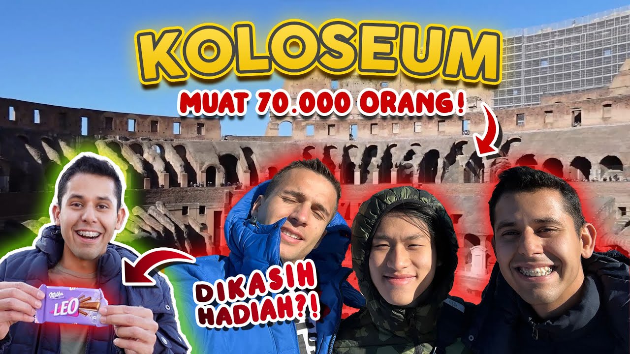 2000 TAHUN YANG LALU UDAH ADA STADION?! KELILING KOLOSEUM DAN FORUM ROMAWI KUNO BARENG TEMAN!!