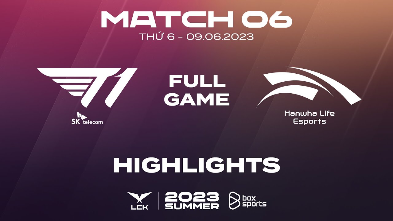 T1 vs HLE Highlights ALL GAMES | Match 06 | LCK Summer Split 2023