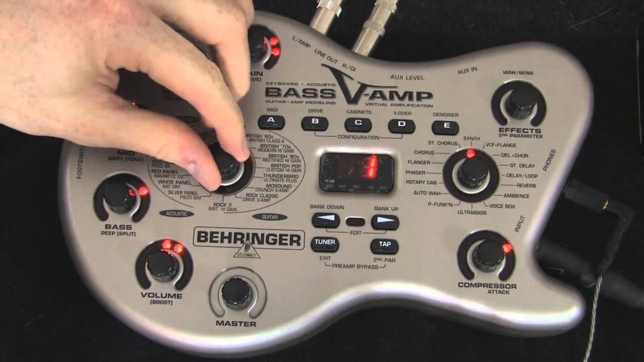 Behringer Bass V-Amp Review / Demo