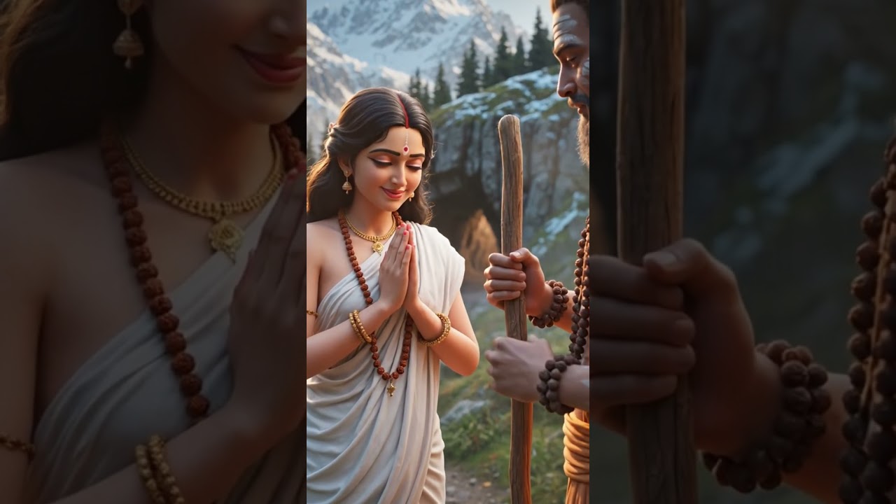 देखो पार्वती माँ ने कैसे तपस्या करके महादेव जी को पाया 🫂♥️💯