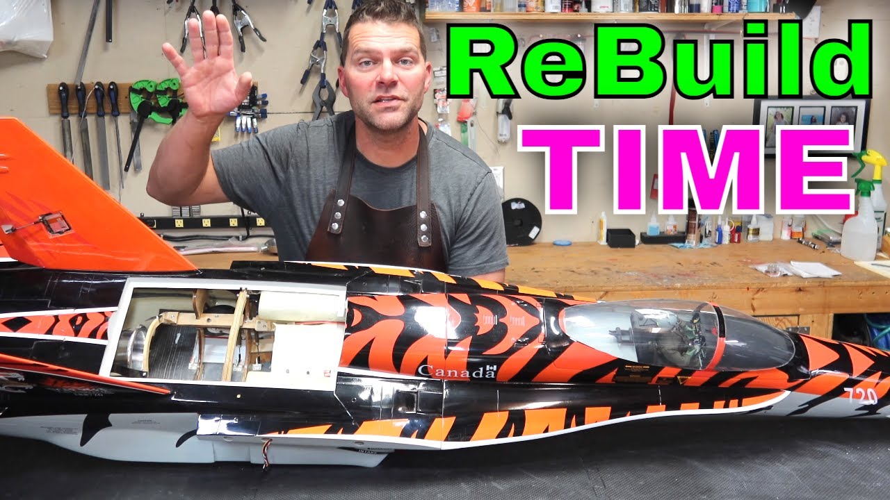 PLANE REBUILD - Tiger Scheme F-18 GJC/Jet Legend