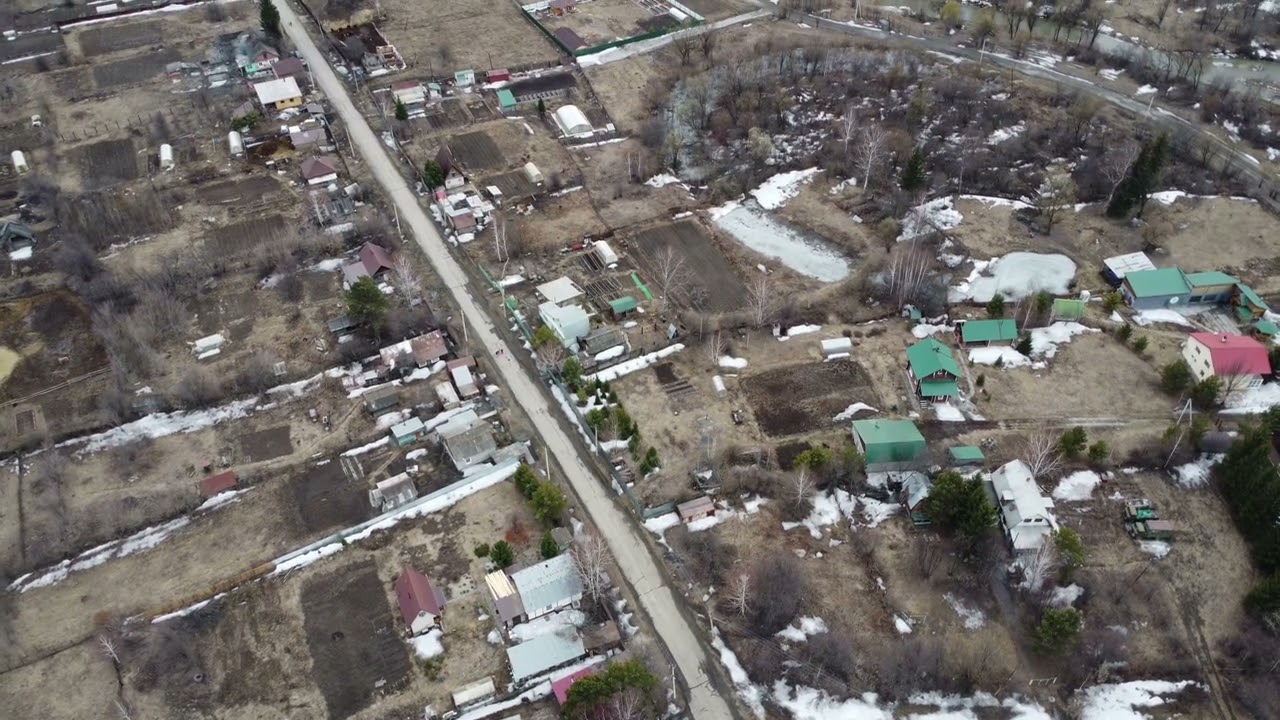 село Сарбала, Зелёный Луг. Несмотря на время года охото что то снимать