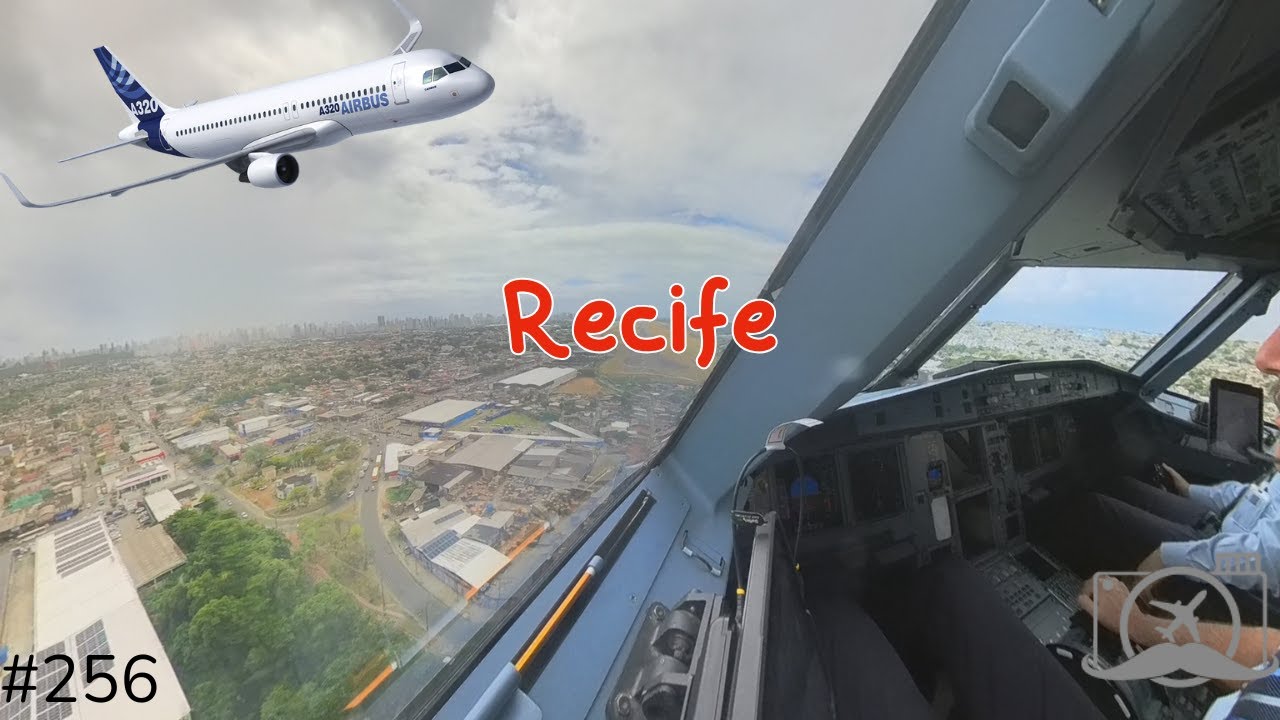 A321 Pouso em Recife (REC) | Real Cockpit View | 4079