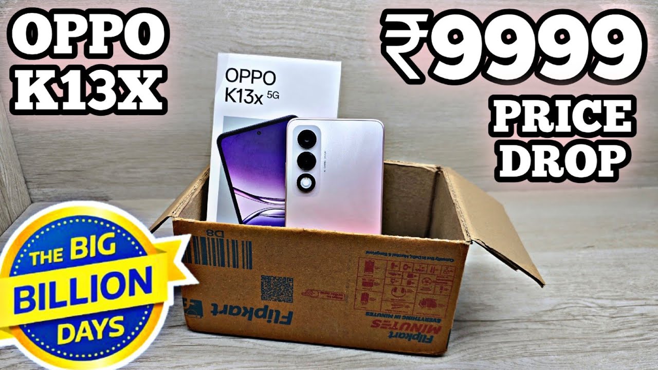 Oppo K13x 5G Flipkart BBD Sale Unboxing Price Drop ?
