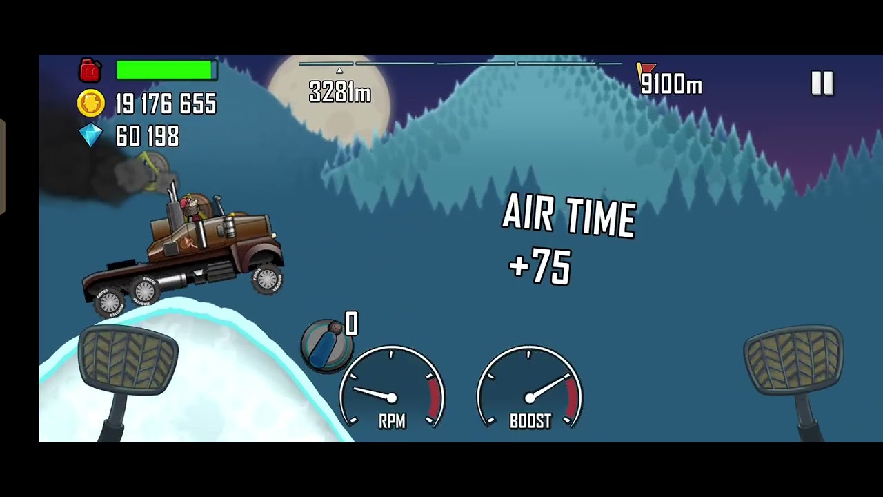 Truck Amerika Penggerak Roda 6×4 - Hill Climb Racing Part 2
