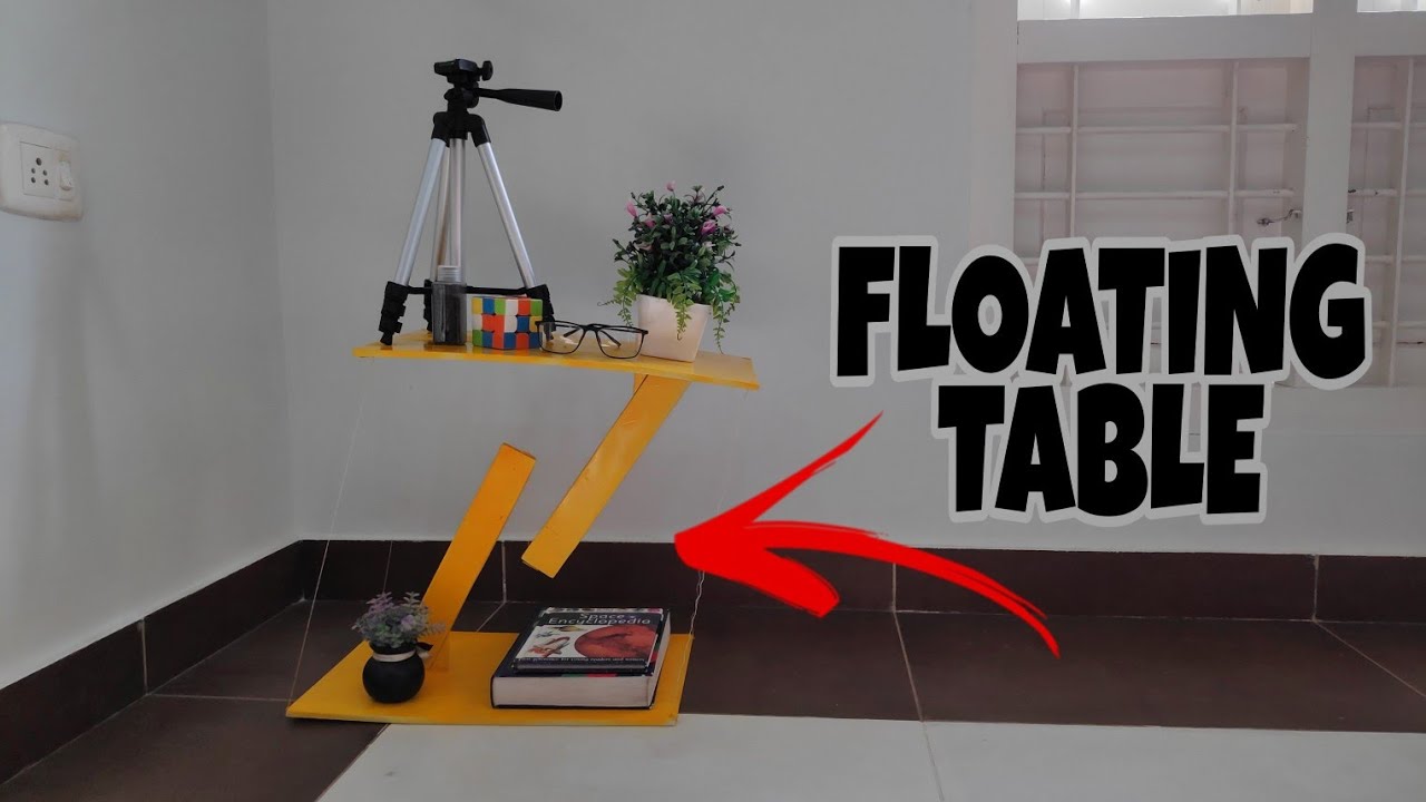 Making an Anti Gravity floating table | tensegrity