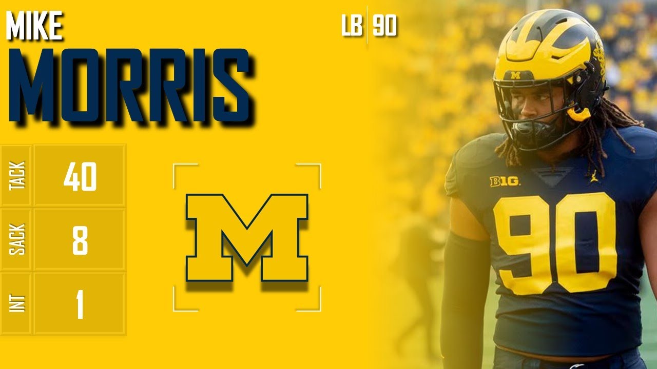 Mike Morris | 𝟡𝟘 | Michigan Wolverines LB