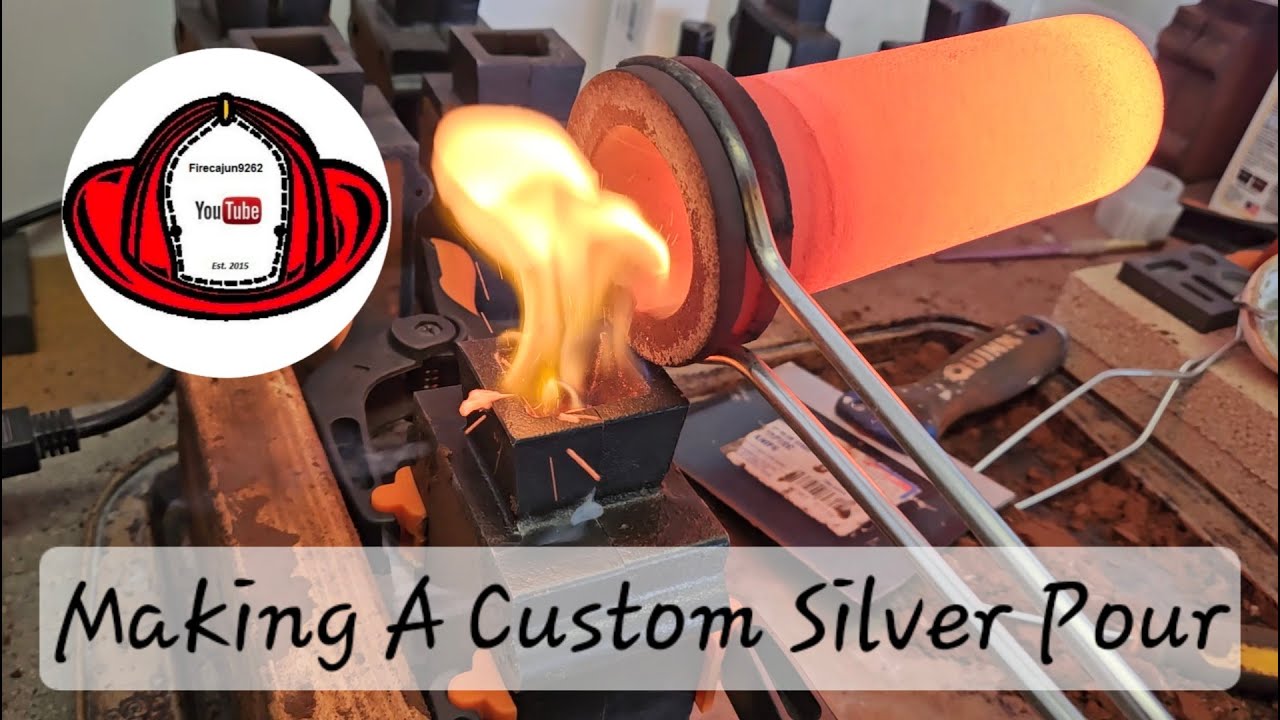 Making A Custom Silver Pour #silver #trade #art