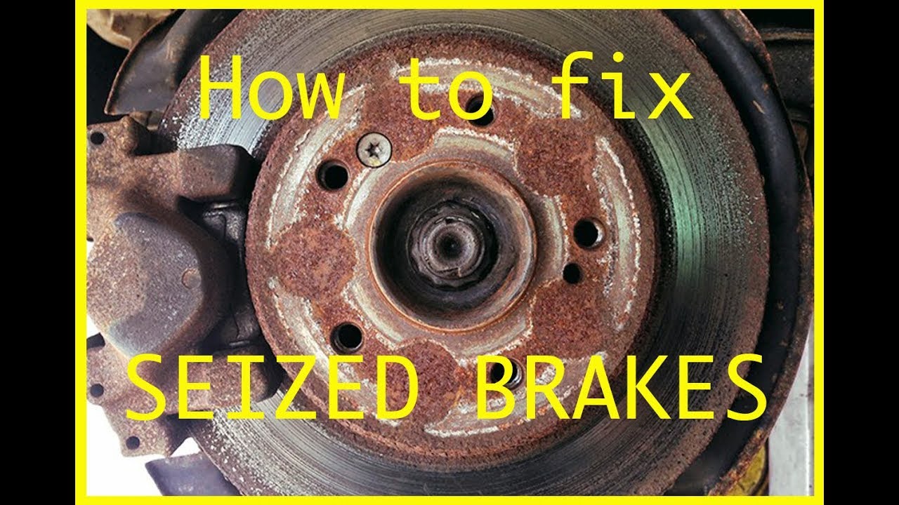Un-seize brakes ( 2019 ) Easy to fix seized car brakes How fix brakes DIY front rear / brakes repair