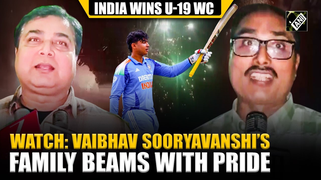 Watch: Family of cricketer Vaibhav Sooryavanshi beams with pride as India wins U-19 World Cup