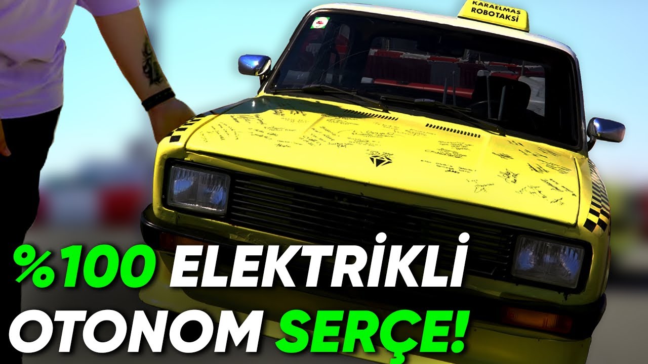 Tesla Getir Götürünü Yapar: Elektrikli ve Otonom Tofaş Serçe (89 Model)