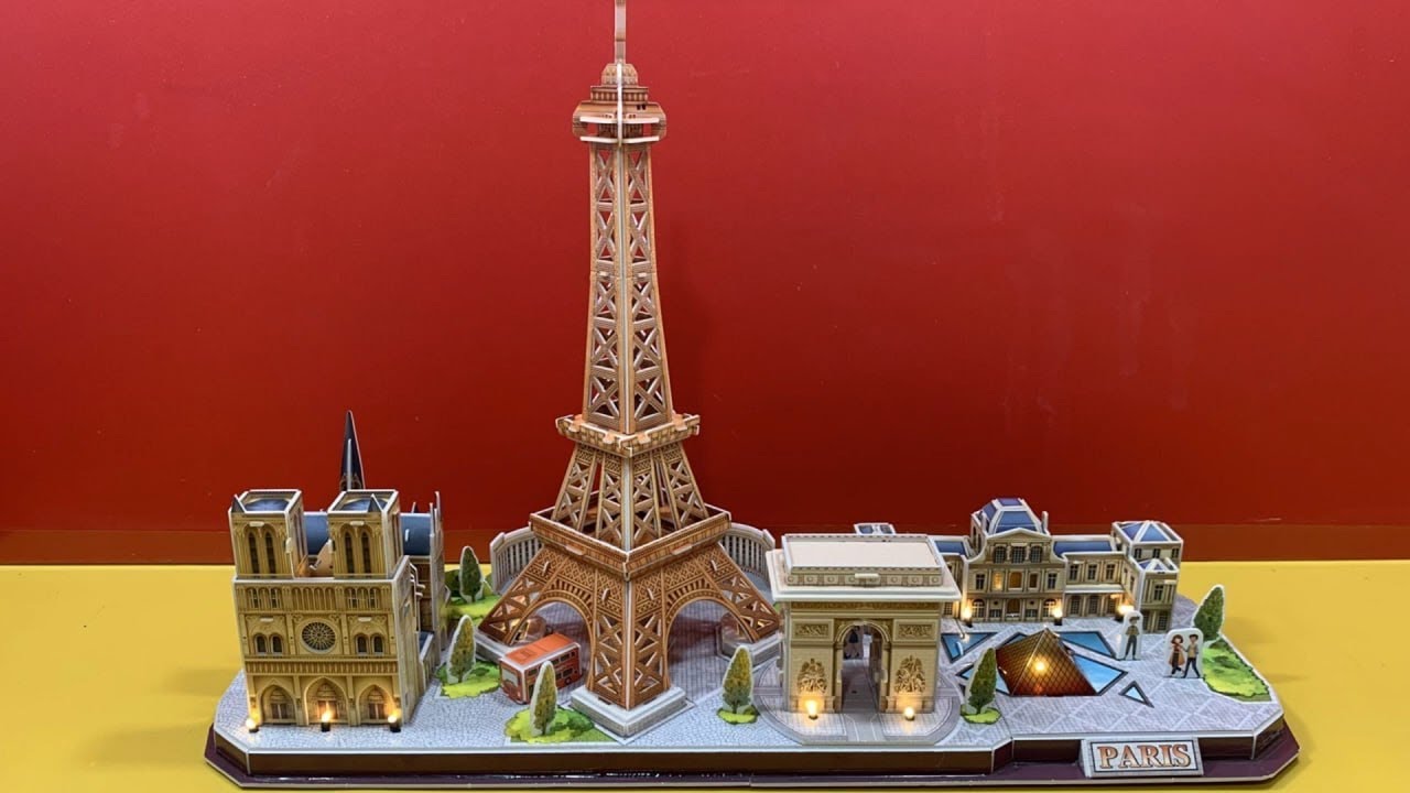Education 3D Puzzle Cubicfun LED Paris