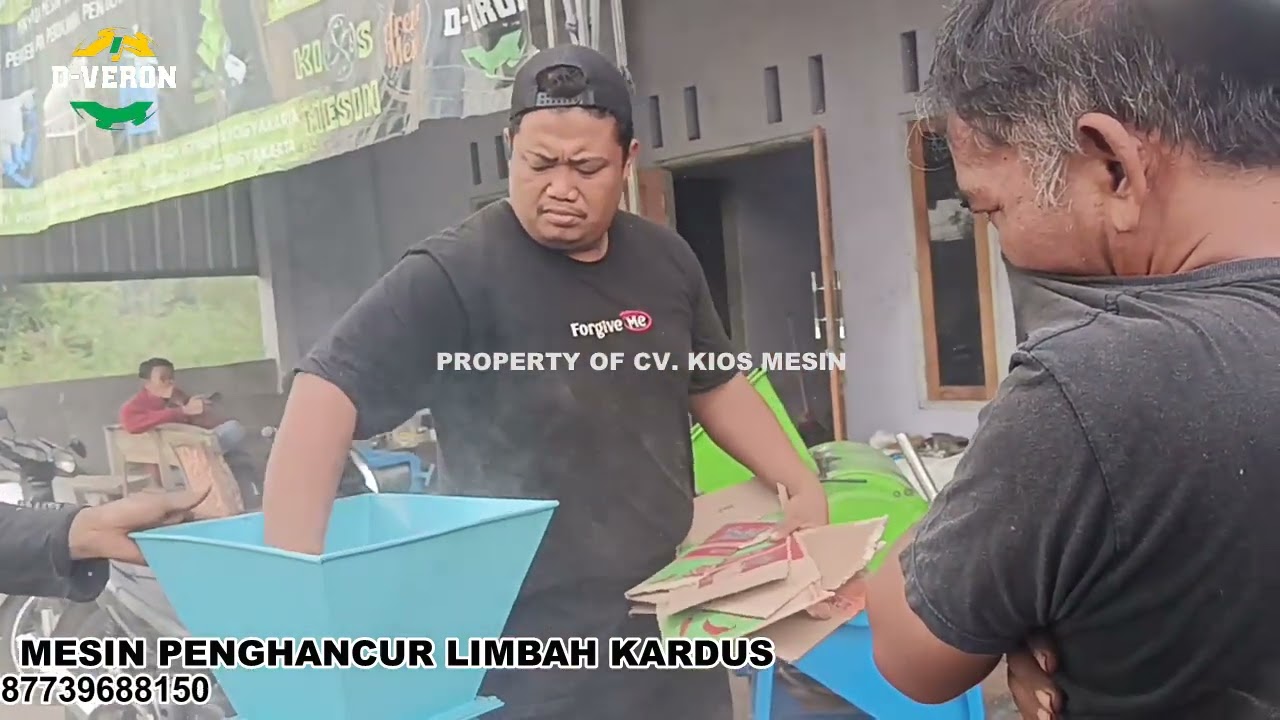 MESIN PENGHANCUR LIMBAH KARDUS