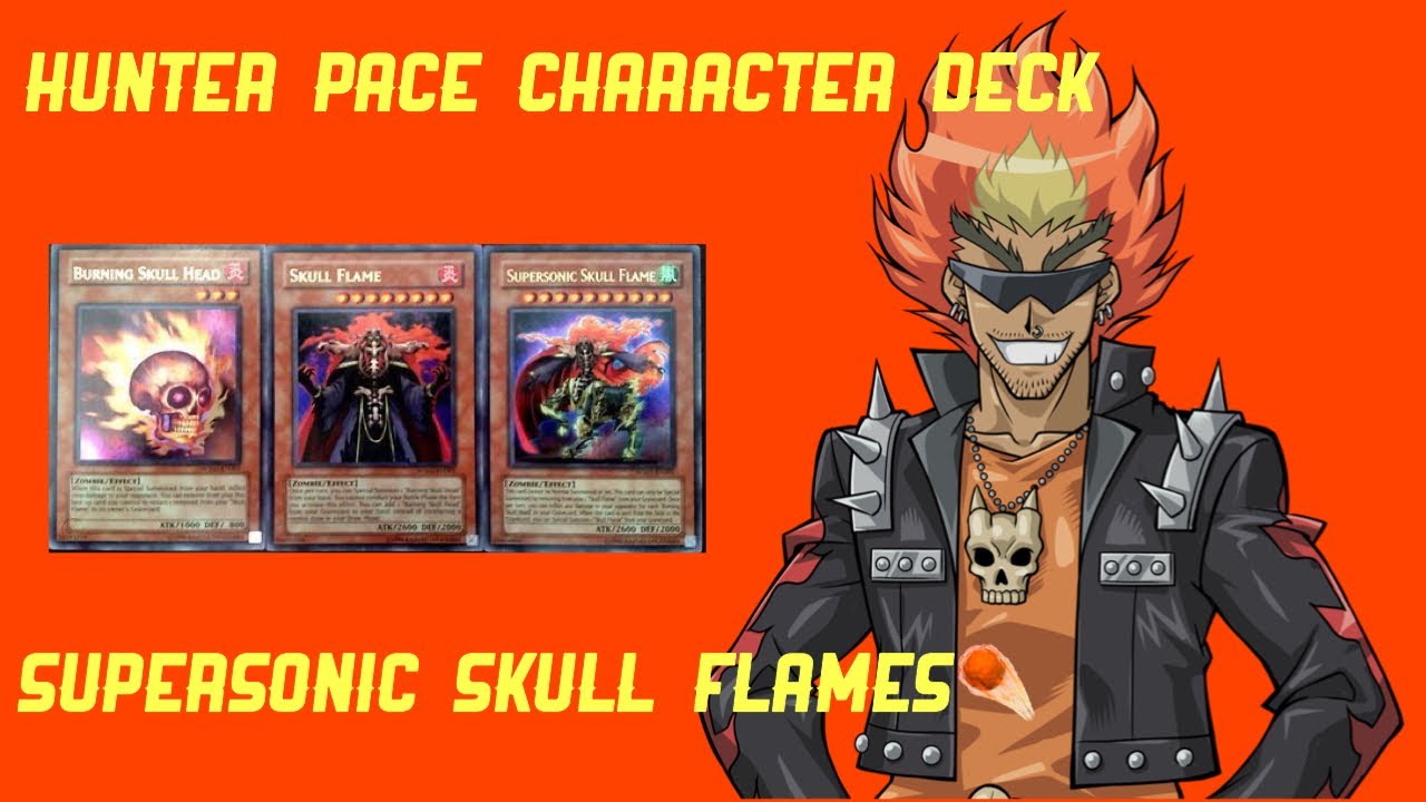 Yugioh HUNTER PACE Character Deck 2020 MR5 - BURNING SKULL FLAMES for Master Rule 5!!
