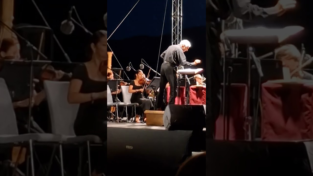 Когато първата цигулка се вживее в ролята на диригент... 😀 @Софийска филхармония, Йохан Щраус син...