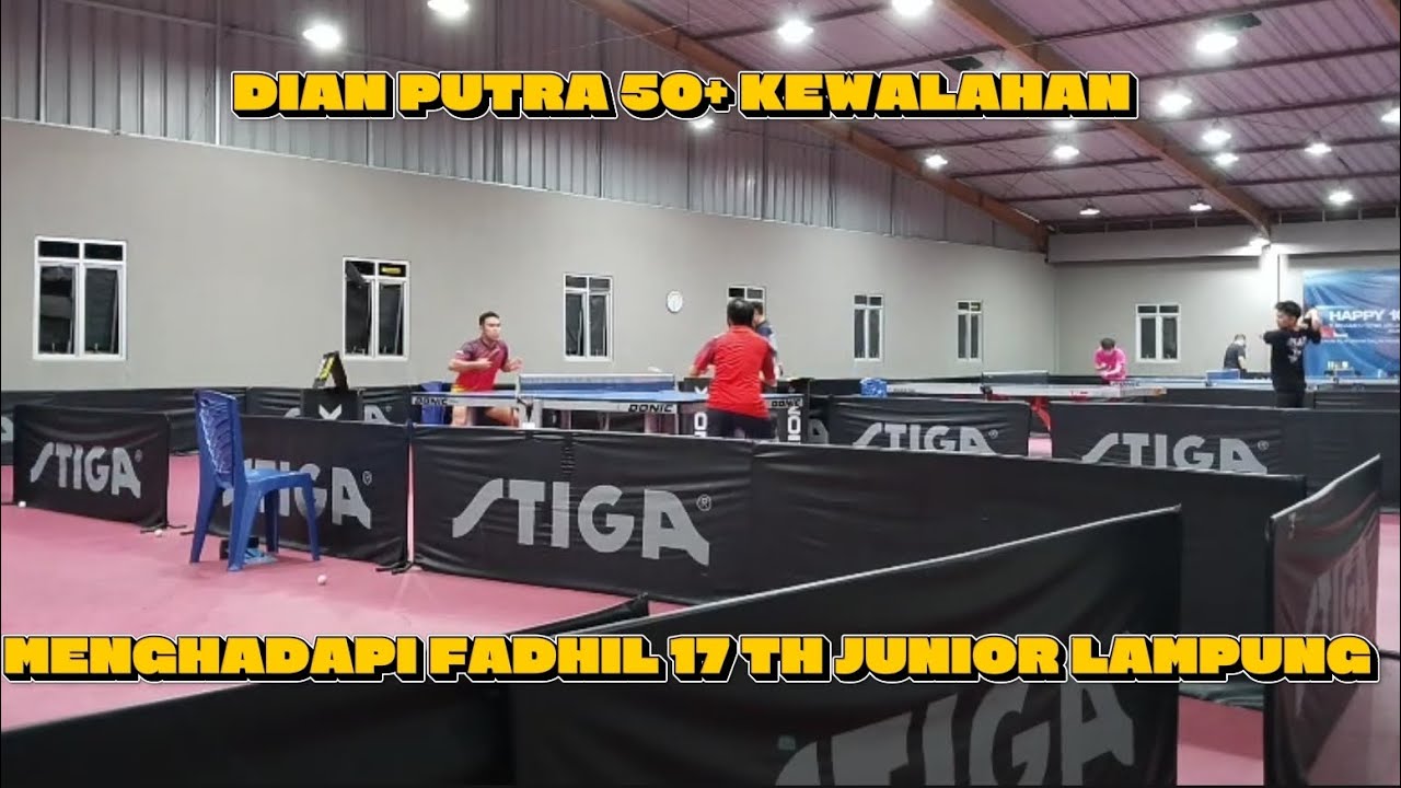 Dian Putra 50+ , Kewalahan Menghadapi Fadhil 17 th Junior Lampung