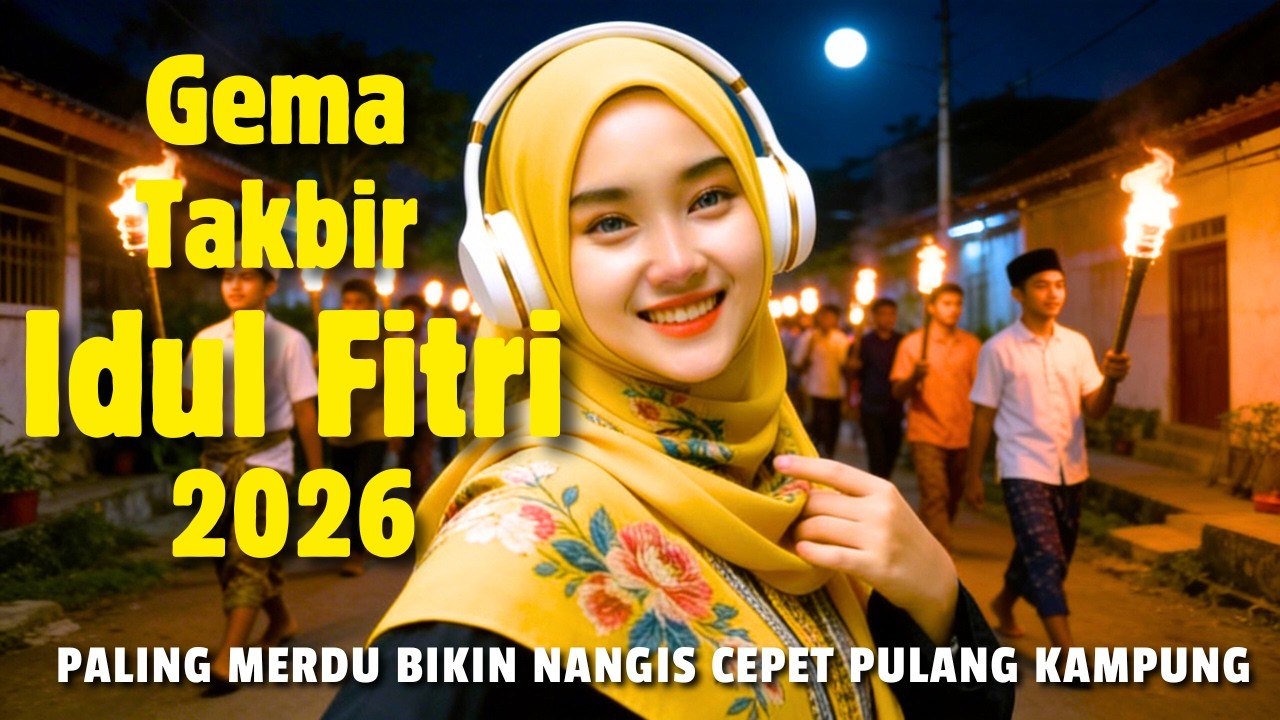 GEMA TAKBIR IDUL FITRI 2026 FULL GENDANG TERBARU | TAKBIRAN IDUL FITRI PALING MERDU & BANYAK DICARI