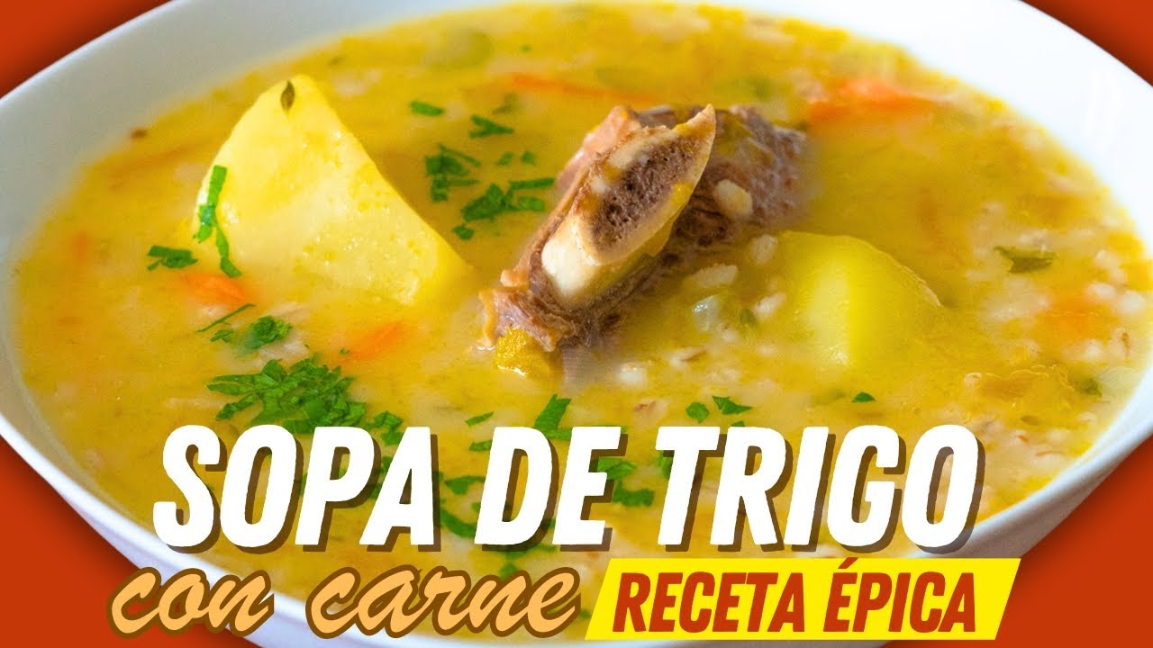 Sopa de Trigo con Carne al Estilo Peruano: ¡Auténtica y Deliciosa!