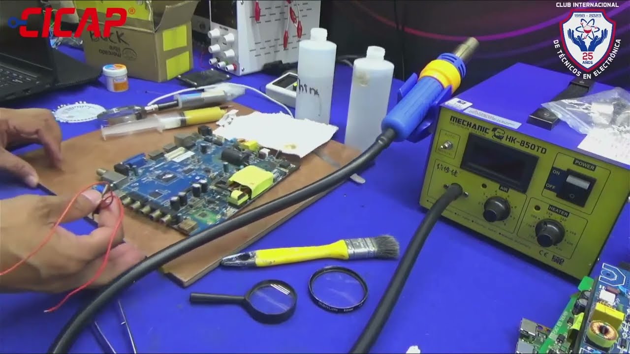 Técnicas de Soldadura SMD y prueba dinámica de Semiconductores SMD - Final de Curso