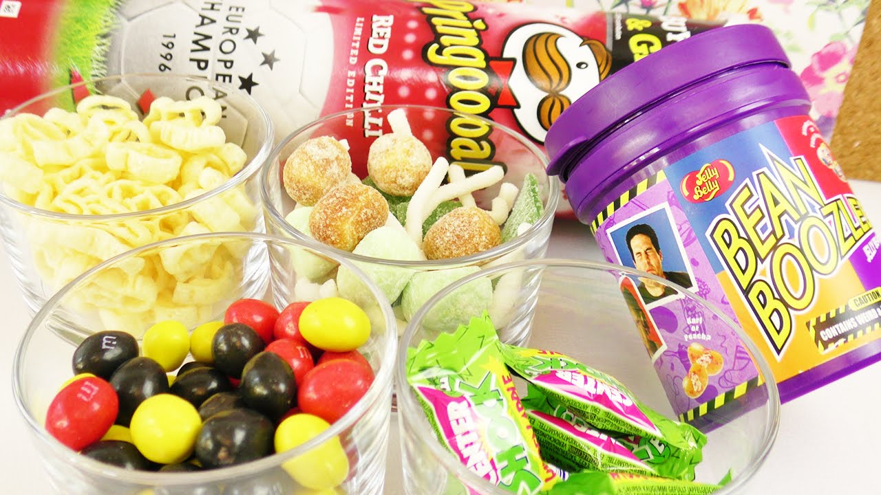 XXL CANDY Challenge EM 2016 ♥ Süßigkeiten & eklige Jelly Beans Strafe | Schwarz Rot Gold | Witzig