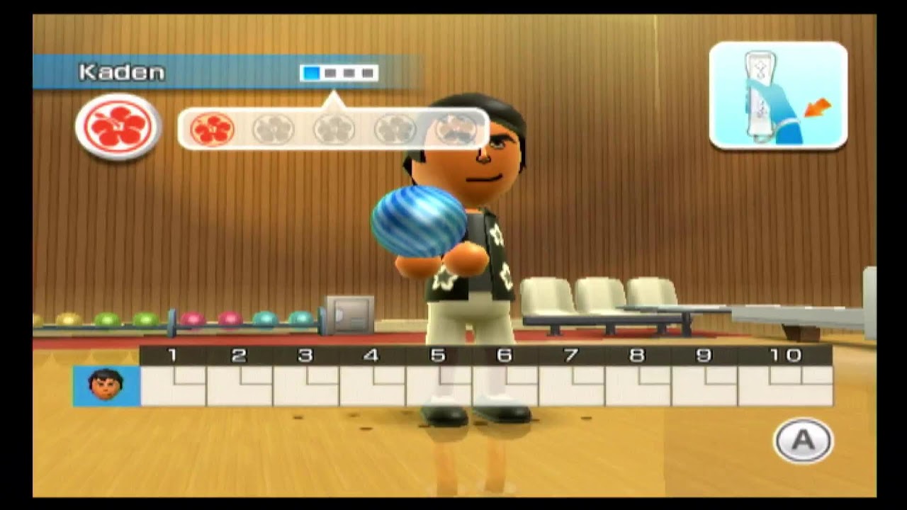 Trying to get all 10 strikes in a row | Wii Sports Resort