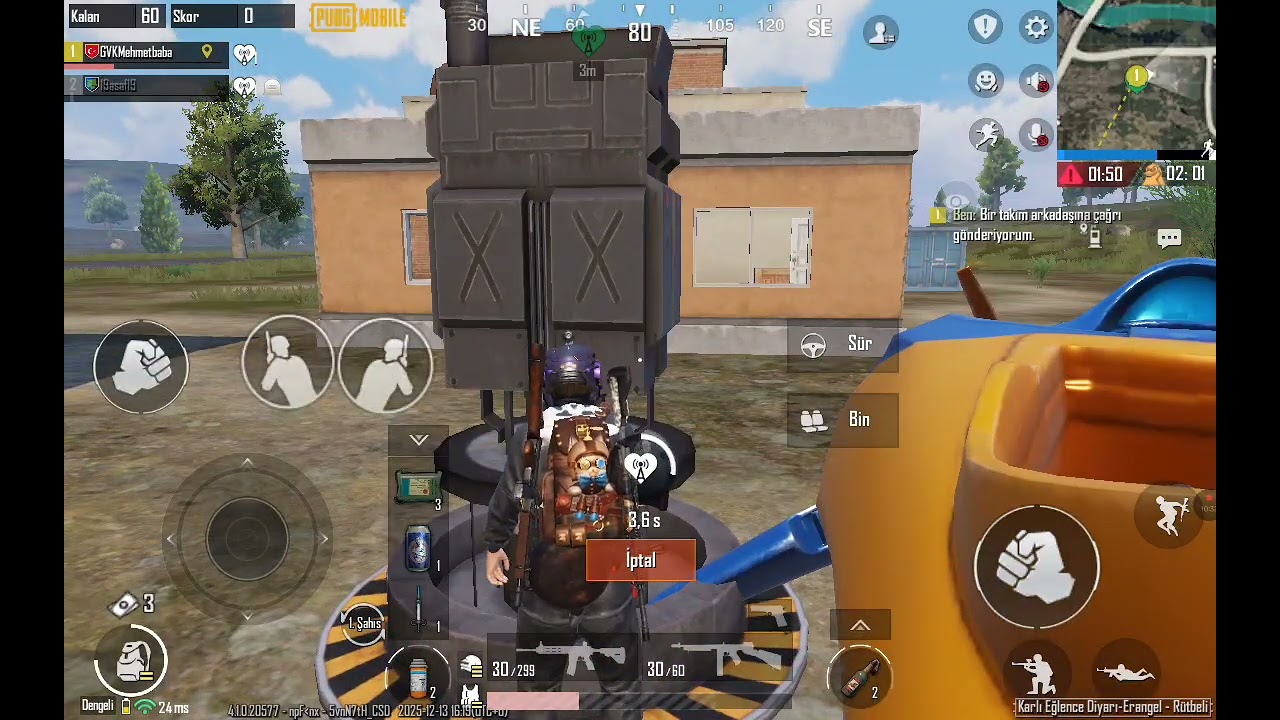 Pubg wini kaçırdık (hafta sonları video gelebilir belki) 