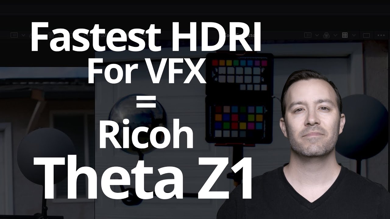 Fastest HDRI for VFX = Ricoh Theta Z1!  //  Part 1
