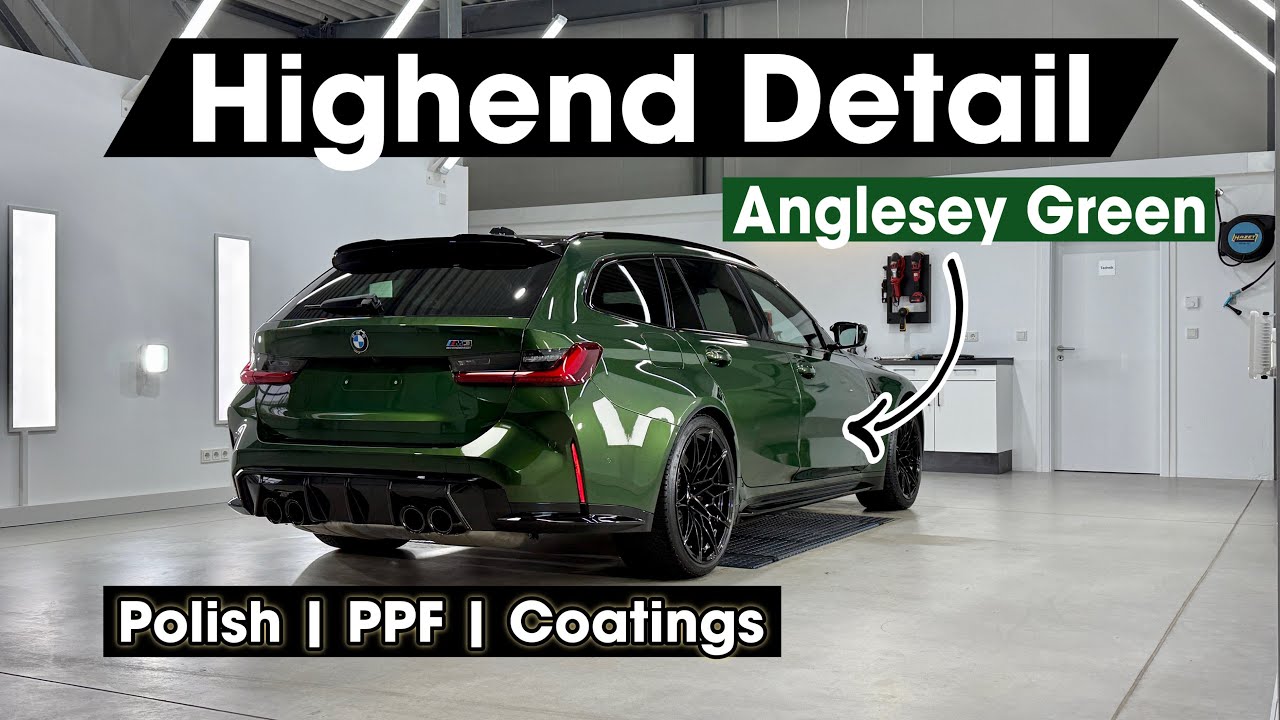 BMW M3 C Touring Anglesey Green || First Highend Detail || Polish + PPF + Coatings || Wheels Off