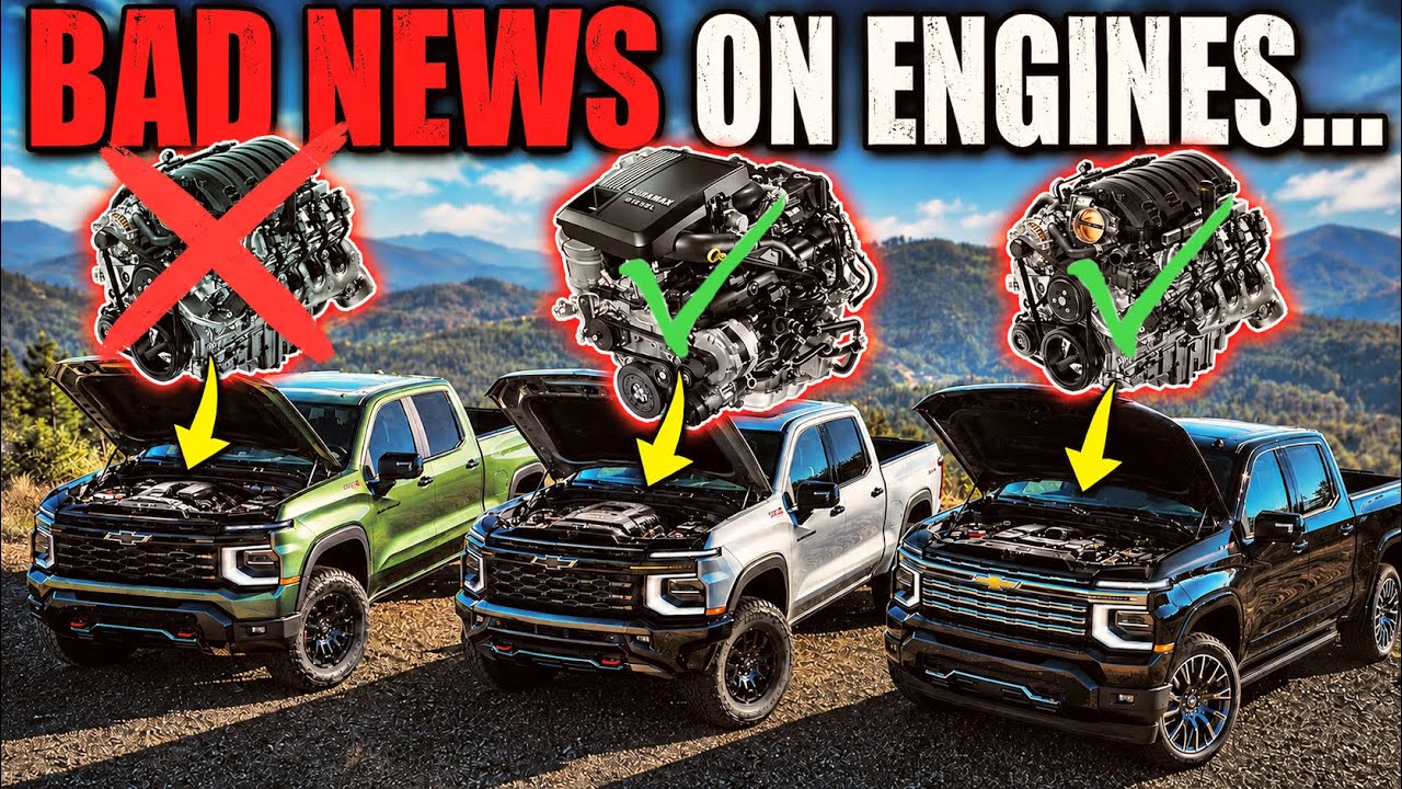The 2027 Chevy Silverados Got Some Bad News For The New V8 Engines!