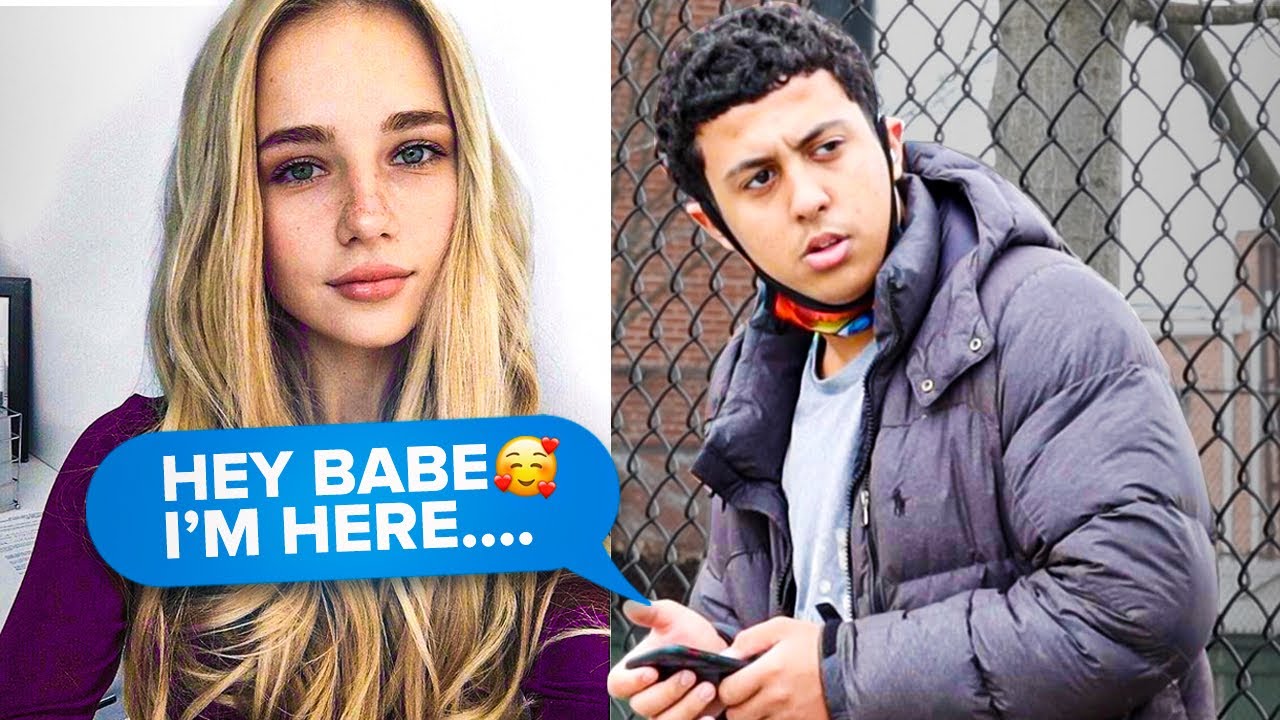 I CATFISHED MY NEPHEW WITH HIS CRUSH!! *HE SHOWED UP*