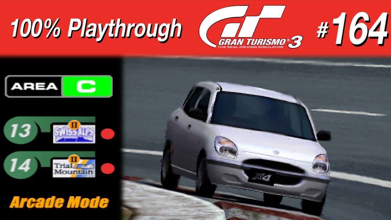Gran Turismo 3 - #164 - Swiss Alps II & Trial Mountain II (Arcade Mode)