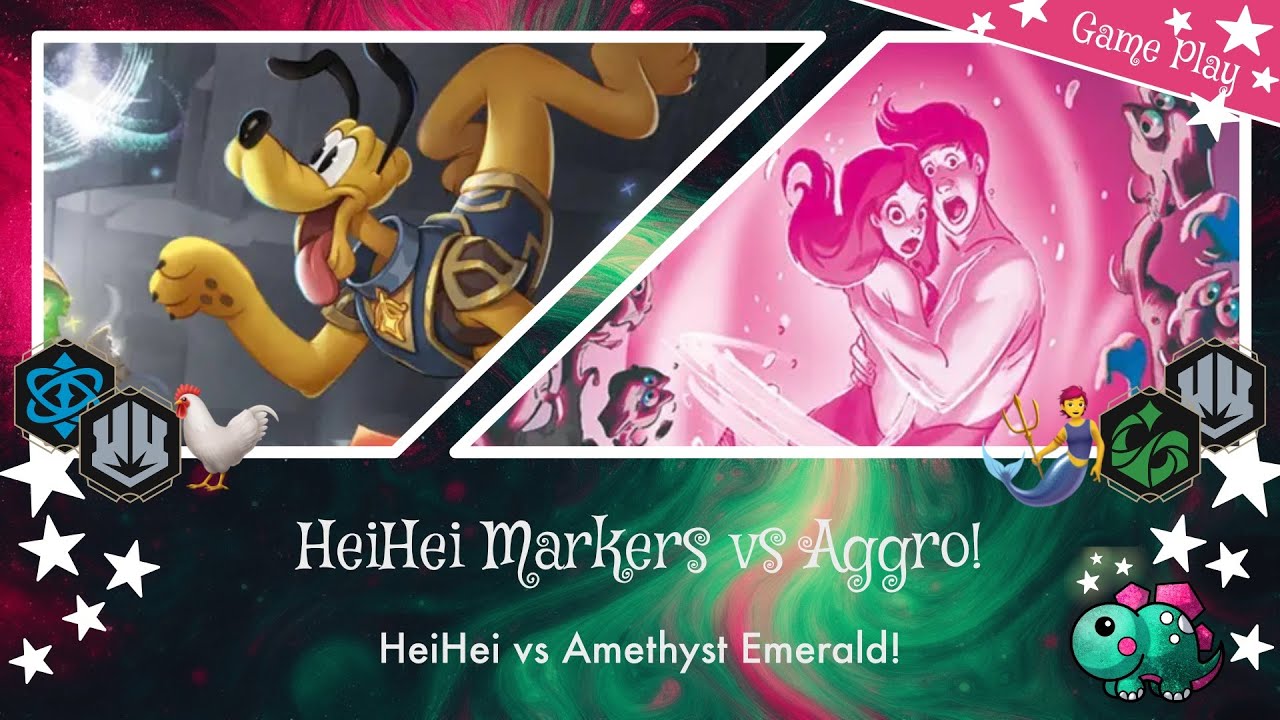 Maybe Meta: HeiHei Makers vs Aggro! | Lorcana Game Play | Deck Analysis