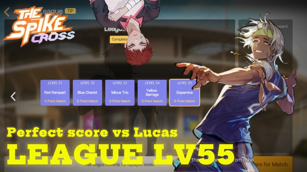 Perfect score vs Lucas lv55 League - The Spike Volleyball