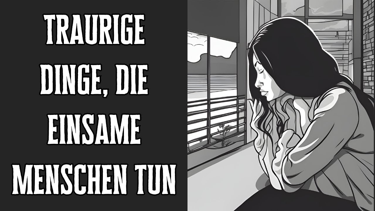 Traurige Dinge, die einsame Menschen in der Öffentlichkeit tun, ohne es zu merken!