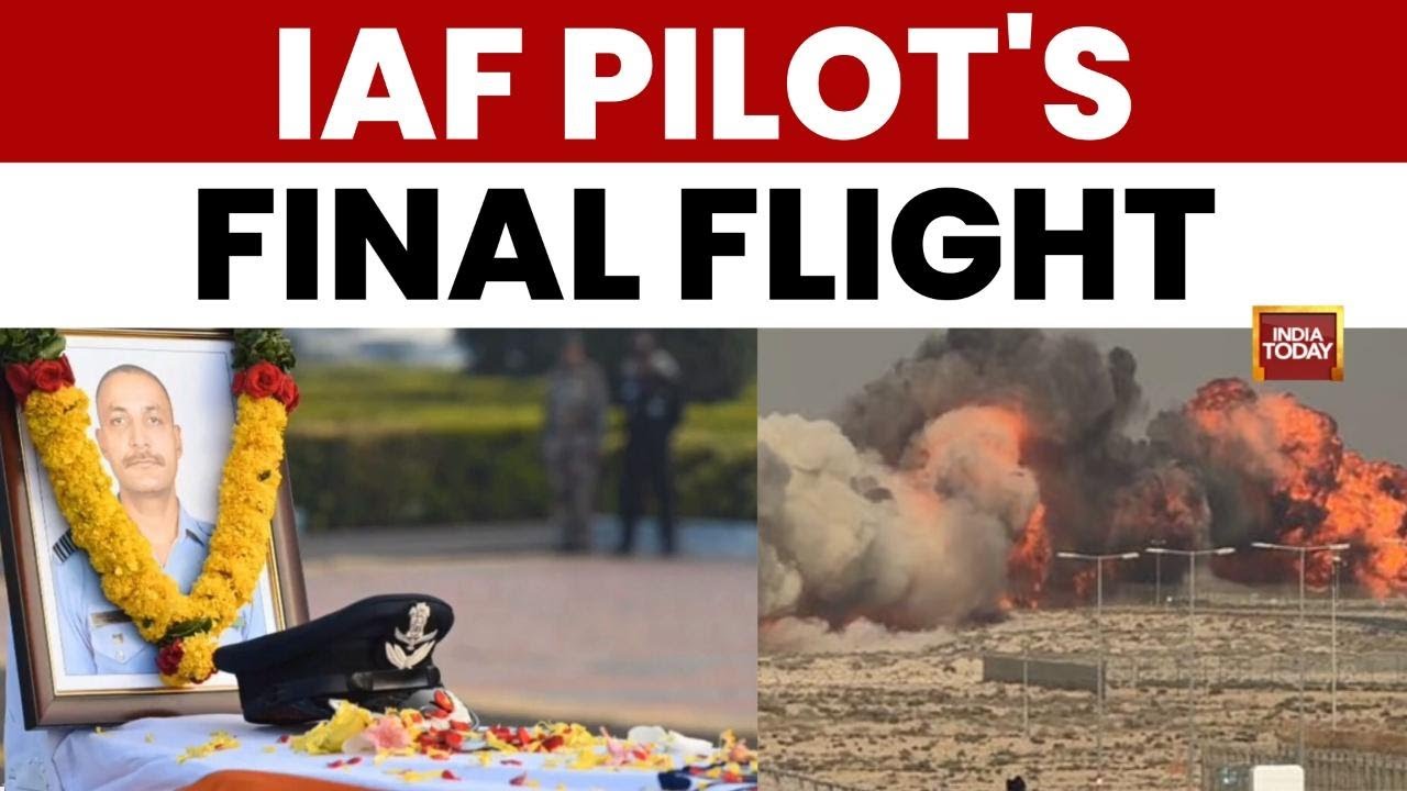 IAF Pays Tribute to Wing Commander Namansh Syal | Tejas Crash at Dubai Air Show | India Today News