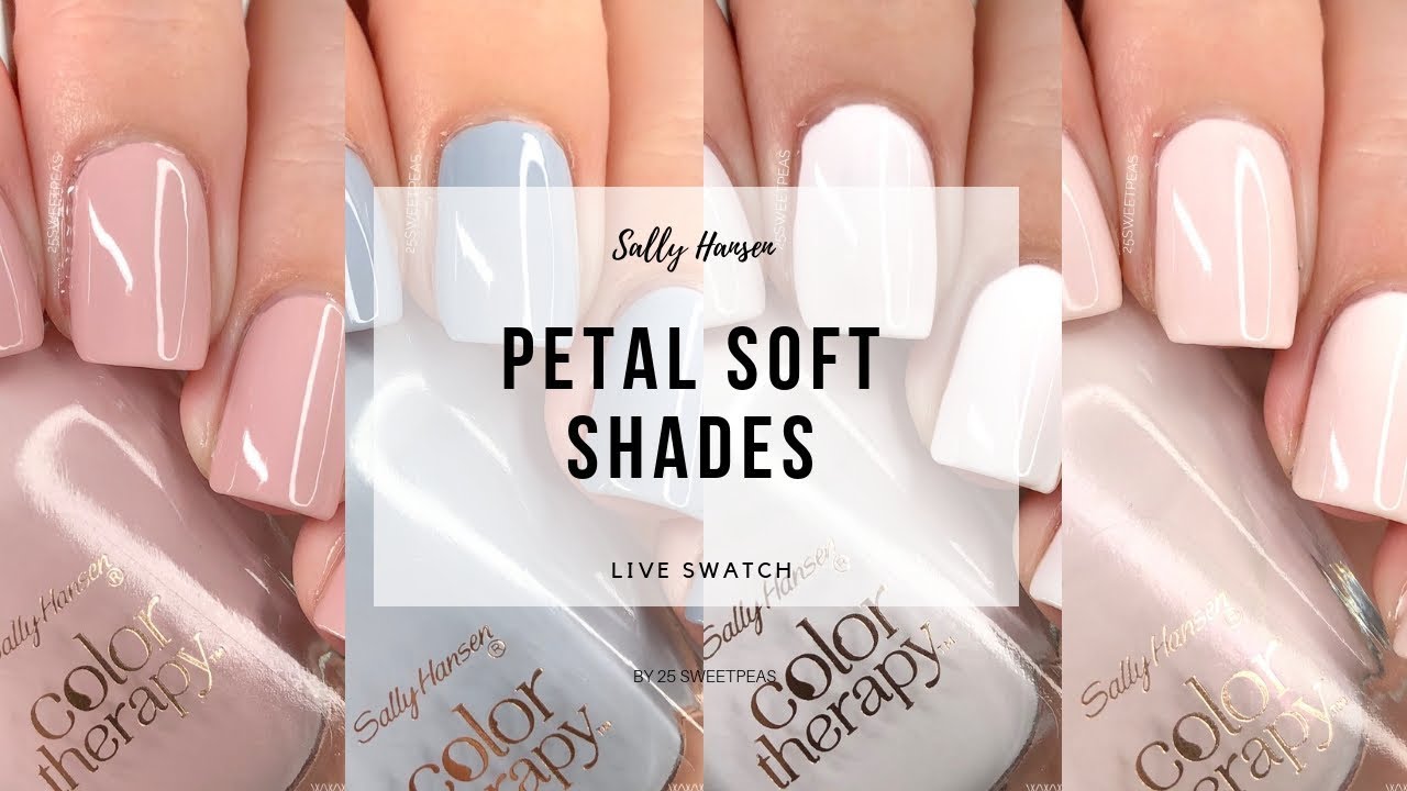 Sally Hansen Petal Soft Swatches | 25 Sweetpeas