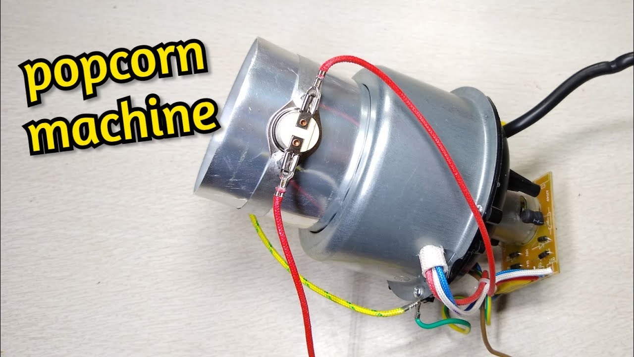 पॉपकॉर्न मशीन अंदर से ऐसी होती है  popcorn machine Let's See Inside