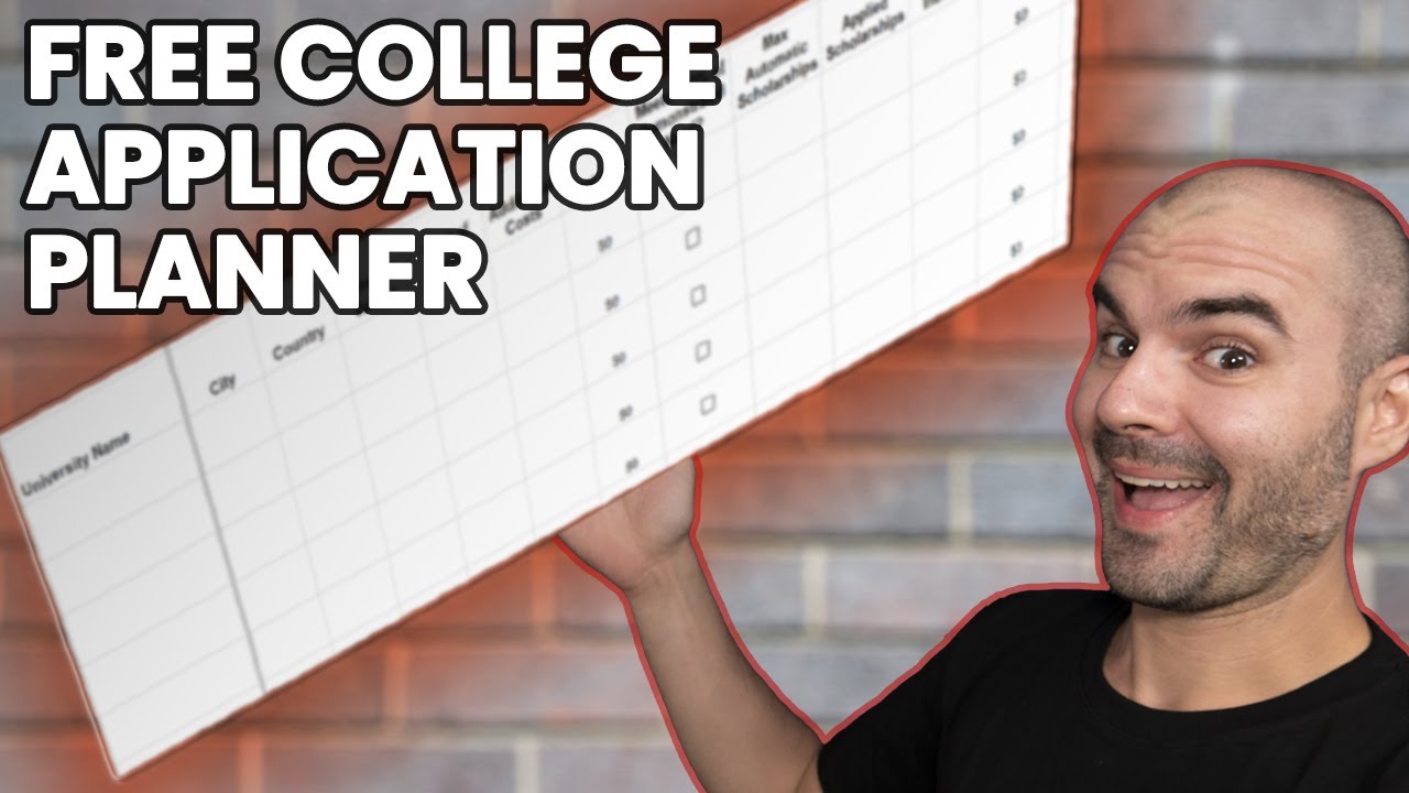 The ULTIMATE College List Planner | How to build a college list for applications