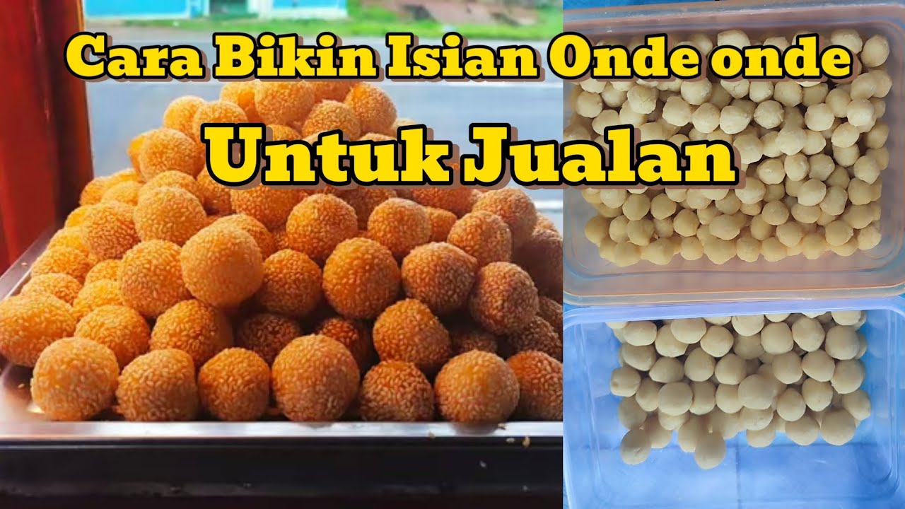 Cara bikin Isian onde onde untuk jualan #streetfood #food #onde