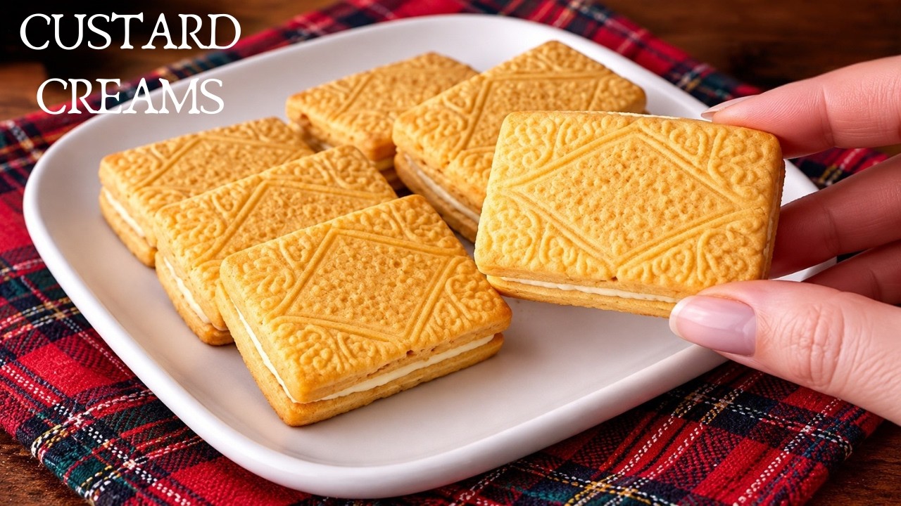 Custard Creams | Retro British Biscuit Recipe